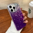 thumbnail image 2 of Sparkling Grid Diamond Pattern Case for iPhone 15 14 13 12 Pro Max Shiny Glitter Luxurious Cover for Women Girls Slim Cases (Purple,for iPhone 14 Pro Max), 2 of 11