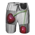 thumbnail image 4 of Naloa Cherries laid Men's Beach Shorts, Surfing shorts, Swim trunks, Quick Dry Swim Trunks for Surfing Beach Fun - Large, 4 of 9