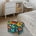 thumbnail image 5 of Freestanding Laundry Hamper, ZUEXT Collapsible Large Clothes Basket with Easy Carry Extended (Dinosaur), 5 of 7