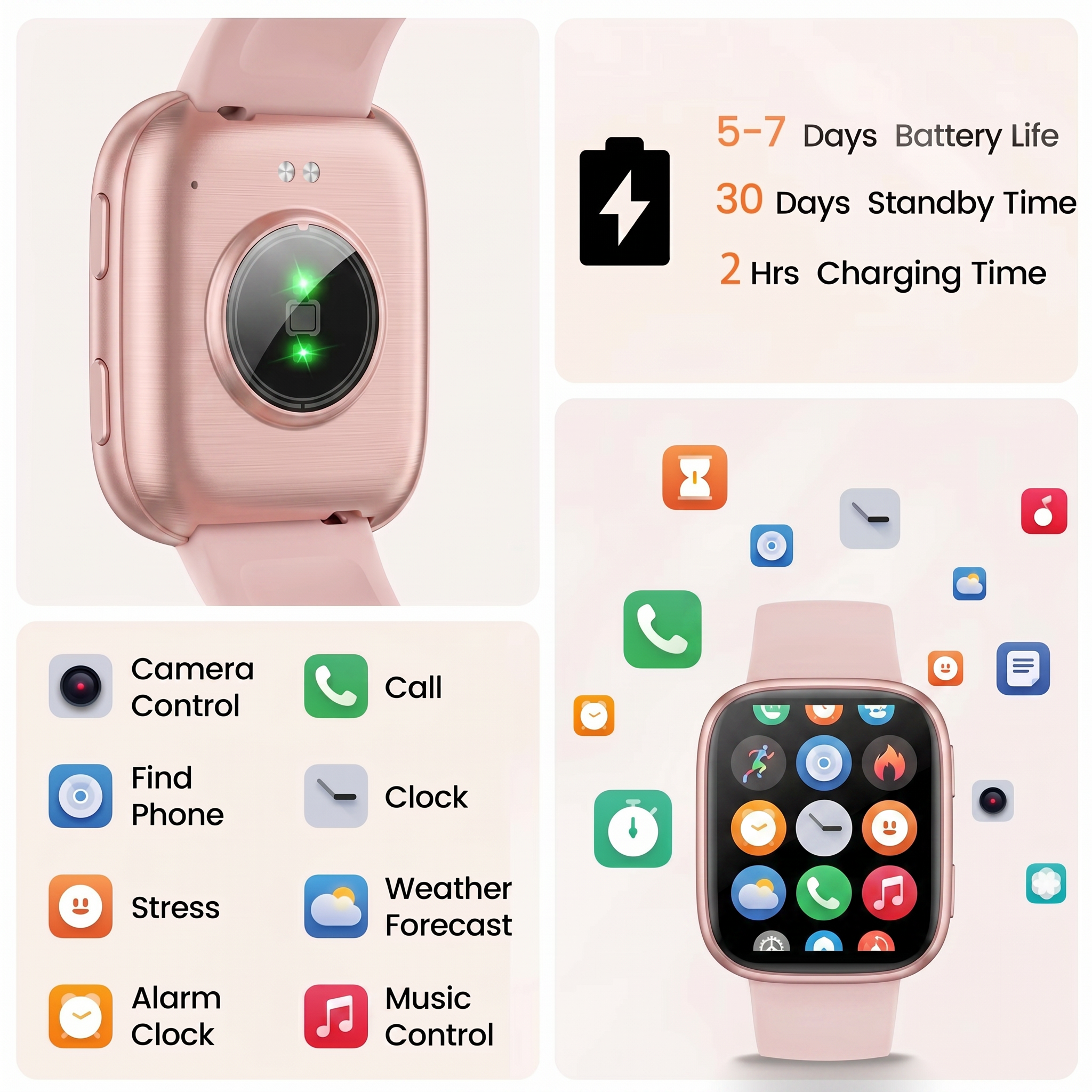 LBSAU 1.83" Smart Watch with Bluetooth Calling photo 5