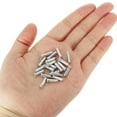 thumbnail image 4 of Uxcell Bike Spoke Nipple 0.5" x 0.2", 40 Pack Alloy Mountain Bicycle Spoke Cap, Silver 40 Pack, 4 of 5