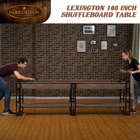 Barrington - Lexington 9' Shuffleboard Table - Brown/Black