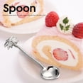 thumbnail image 3 of Cucharas de Té Helado, Juego de Cucharas de Té de Café de Aleación para Uso en Té Con Leche, Yogur, Helado de Postre, 3 of 7