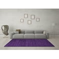 thumbnail image 3 of Ahgly Company Indoor Square Oriental Purple Industrial Area Rugs, 8' Square, 3 of 4