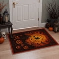 thumbnail image 5 of GENIMO 5'x7' Halloween Area Rug for Living Room, Washable Non Slip Soft Modern Graphic Indoor Rug for Bedroom Dining Room Home Office, Burnt Orange, 5 of 6