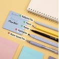 thumbnail image 4 of Aesthetic Book Annotation Kit Aesthetic Highlighters and Gel Pens Transparent Sticky Notes Transparent Sticky Tabs for Books No Bleed Highlighters for Bible Pages No Bleed, 4 of 6
