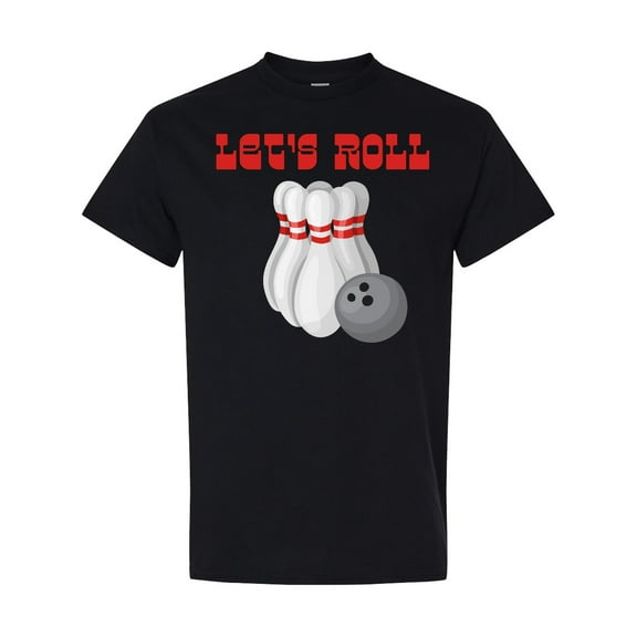 Inktastic Let's Roll Bowling T-Shirt