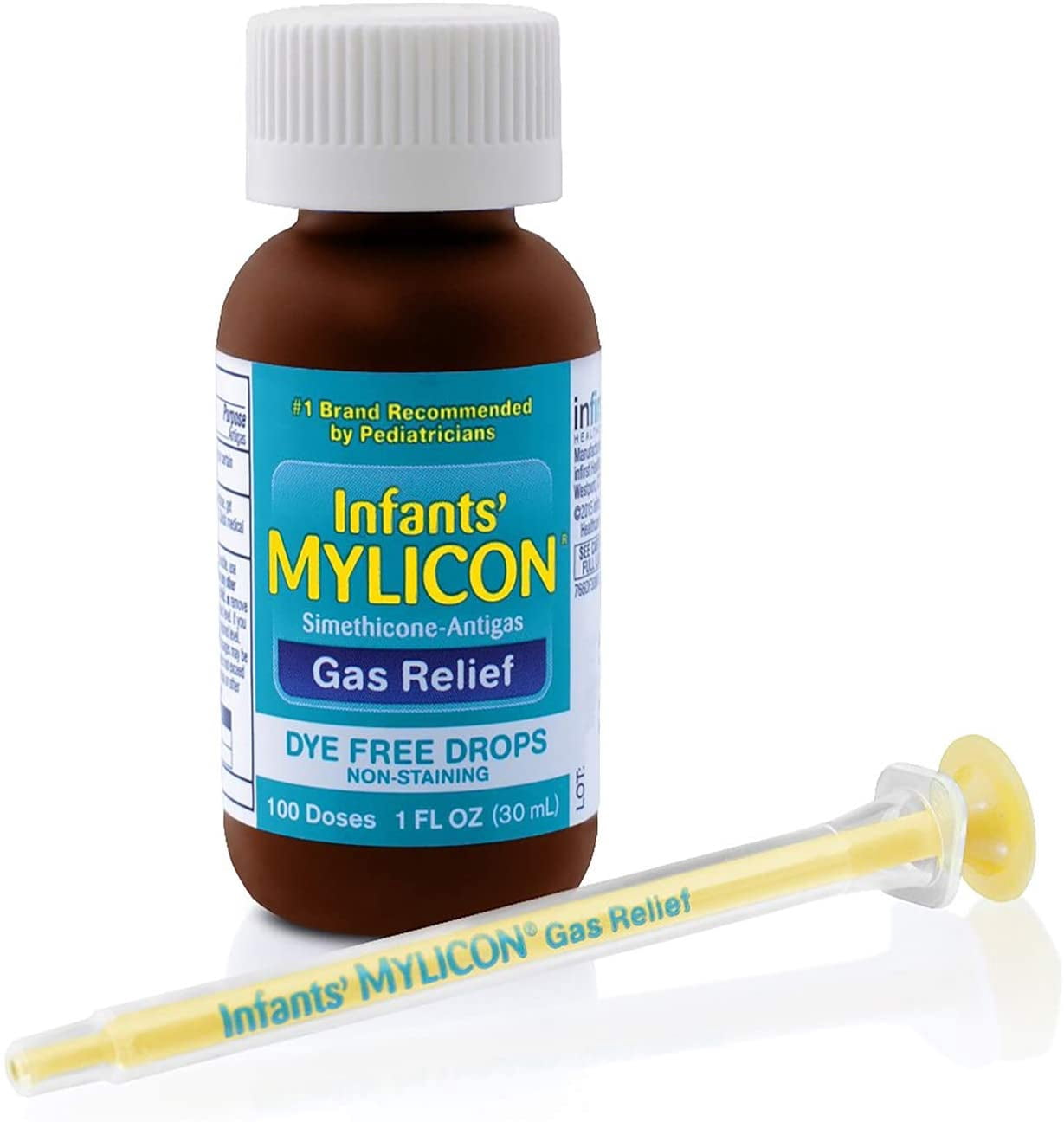Mylicon Infant Drops Anti-Gas Relief, Original Formula 1 oz (Pack of 4)