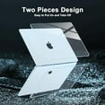 thumbnail image 4 of MOSISO Compatible with MacBook Air 13 inch Case 2025-2022 M4 A3240 M3 A3113 M2 A2681,Surpass Natural Beauty Hard Shell&Keyboard Cover&Screen Film&Type C for MacBook Air 13.6 inch Case, 4 of 7