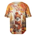 thumbnail image 2 of Happy Thanksgiving Chihuahua Give Thanks Fall Beanie Scarf Welcome All Over Print 3D Baseball Shirt Dog Lover Gifts Idea Softball Sport - 00020, 2 of 6