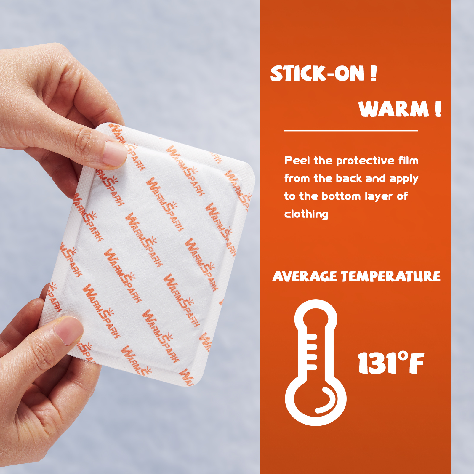 Body Warmers With Adhesive - 360 Packs-Heat Warmer Patch Disposable  Air Activated Hot Warmers - Up to 12 Hours of Heat - WarmSpark (9 Boxes)