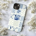 thumbnail image 6 of Blue Rose Patchwork Phone Case, Vintage Floral & Paisley iPhone Cover for iPhone 16 15 14 13 12 11 Pro Max Mini, 6 of 6