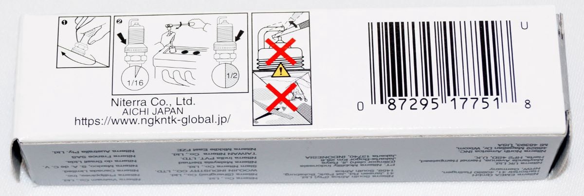 6 Pack Genuine NGK 7751 Laser Iridium Spark Plugs ILZKR7B11 fits Honda and Mopar