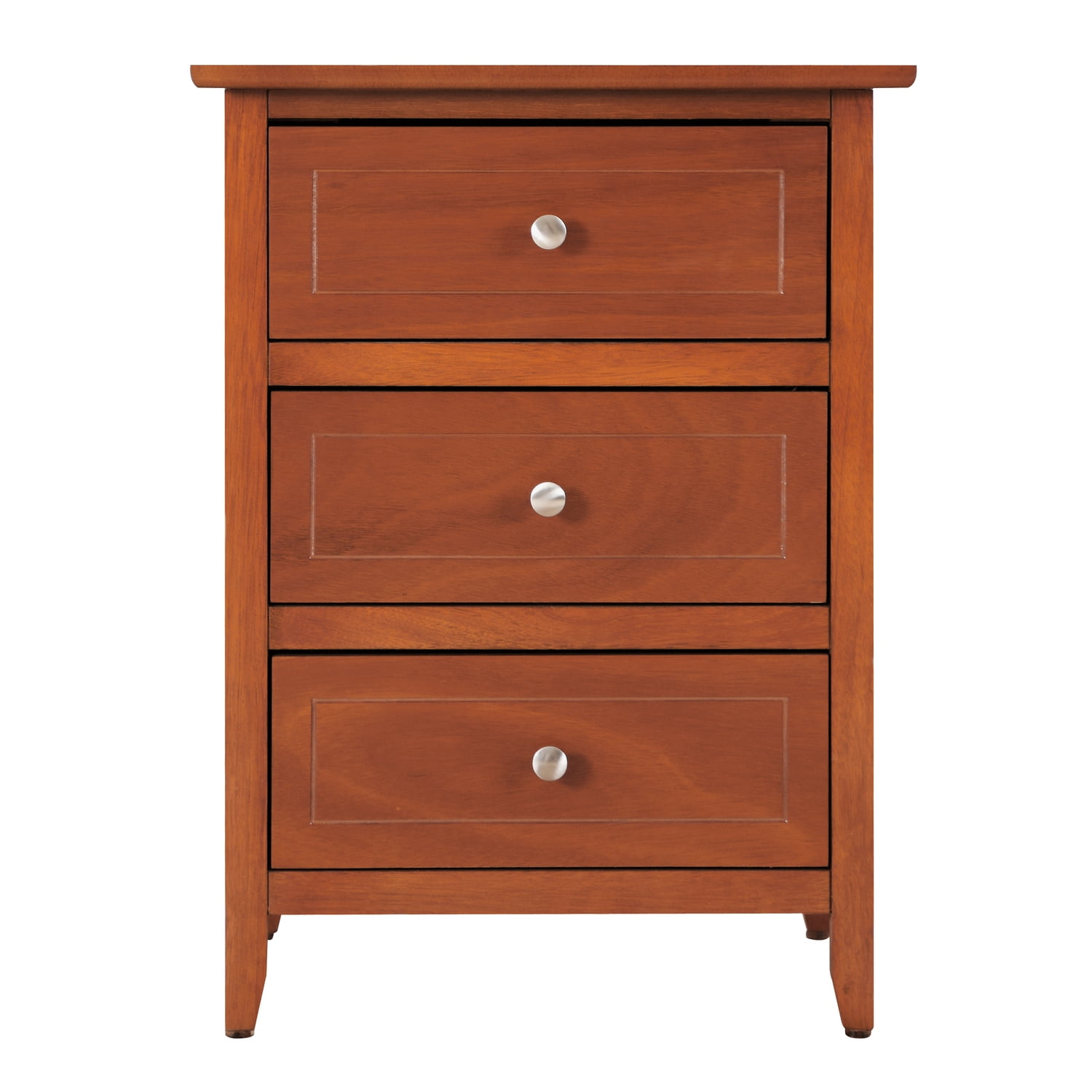 Glory Furniture Daniel 3 Drawer Nightstand in Oak