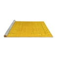 thumbnail image 2 of Ahgly Company Machine Washable Indoor Rectangle Persian Yellow Traditional Area Rugs, 2' x 3', 2 of 4