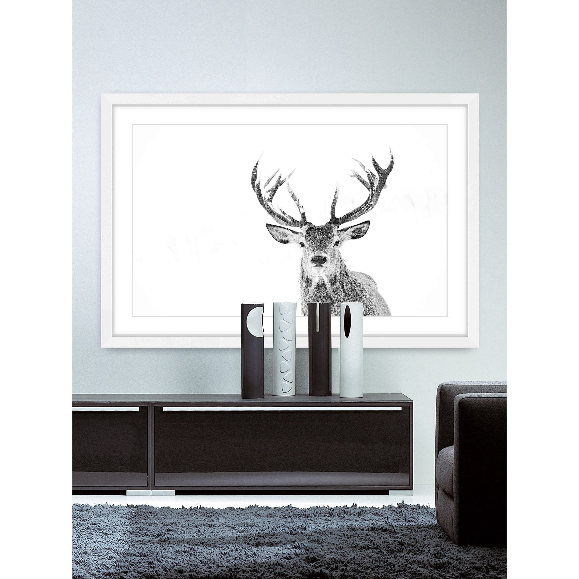 Marmont Hill "Majestic Antlers" Framed Painting Print