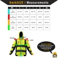 thumbnail image 5 of KwikSafety (Charlotte, NC) SAGE Safety Jacket (PREMIUM QUILTED Stitching) Class 3 Hi Visibility Water Resistant ANSI OSHA High Vis Reflective Hoodie Winter Construction Gear Men | Yellow 2XL, 5 of 6