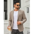 thumbnail image 4 of COOFANDY Men Suits Casual Blazer Regular Fit Sport Coats Two Button Lightweight Suit Jacket for Men, 4 of 6