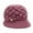 Pink, variant on Holzlrgus Women's Visor Beanie Trendy Warm Hat Winter Wool Lined Elastic Soft Knitted Hat