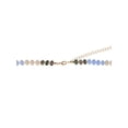 thumbnail image 3 of Time and Tru Goldtone Multicolored Bead Initial "V" Necklace, 3 of 6