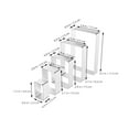 thumbnail image 2 of Raindrops 5pcs Stainless Steel Rectangle Cookie Cutters Baking Tools Cookie Molds Pastry Cutters, 2 of 8