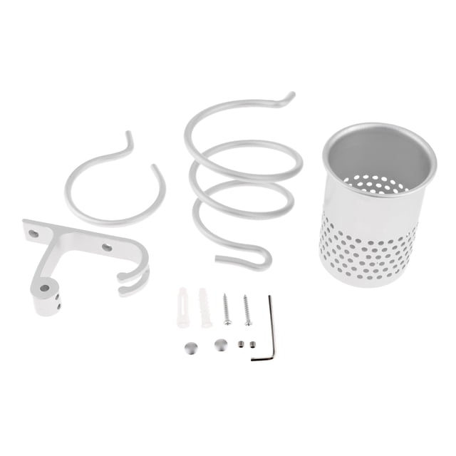 Organizador de Estante Colgante de cabellero perfecl de Aluminio Plata