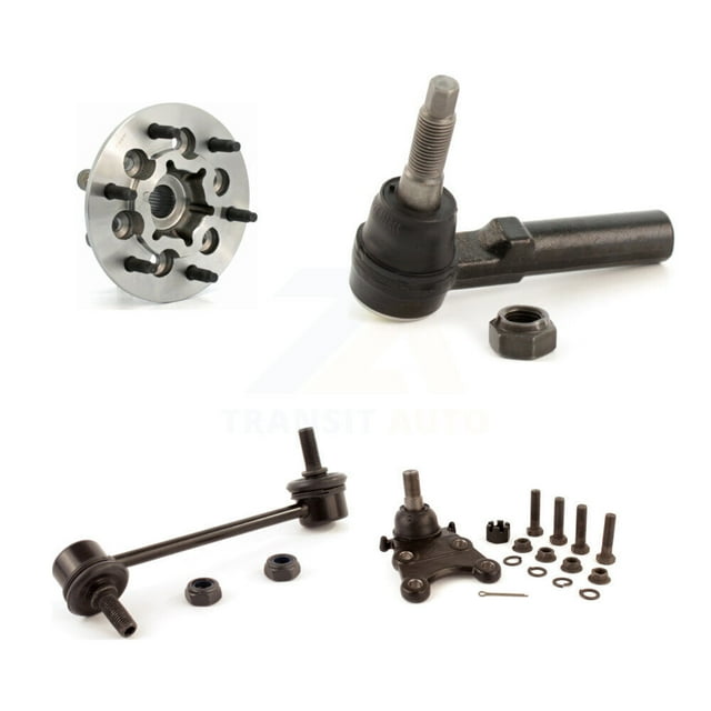 Transit Auto Front Right (Passenger Side) Hub Bearing Assembly Suspension Lower Ball Joint Outer Tie Rod End Sway Bar Stabilizer Link Kit for Car 2009-2012 Chevrolet Colorado GMC Canyon 4WD K7T-104952