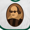 thumbnail image 4 of Inktastic Funny Rockin' Shakespeare Boys or Girls Baby Bib, 4 of 4
