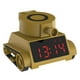 thumbnail image 2 of Forma de Reloj despertador digital para niños Alarmas dobles Carga USB Snooze Luces nocturnas Entrenador de despertador LED para dormitorio, 2 of 9