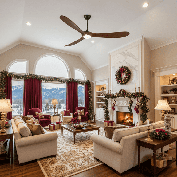 70 Inch Coastal Farmhouse LED Indoor Outdoor Modern Ceiling Fan with Remote, Standard Light Kit