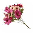 thumbnail image 4 of Ramo de flores artificiales Fotografía Prop Decoración floral para el hogar Tela de seda Ramo de flores falsas, Rosa roja Kearding HA6735-05B, 4 of 6