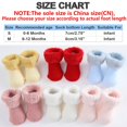thumbnail image 3 of Krdevn Baby Socks - Baby Sock for Winter Warm Socks Toddlers Boys Girls Children Socks Princess Socks Floor Socks - Socks for Baby Girl,Color:Red,Size:6-12 Months, 3 of 6