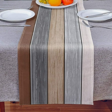 

Table Runner Linen Table Runner Coffee Table Runner Modern Art Farmhouse Style Retro Rustic Gray Rectangle Table Decor for Dining Home Party 70 Inch Long