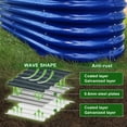 thumbnail image 3 of Olle Galvanized Raised Garden Beds Outdoor Plant Boxes Outdoor Garden 17" Tall Metal Raised Garden Bed 12-In-1 Garden Beds Outdoor for Vegetables, Cobalt Blue 17" Tall, 3 of 5