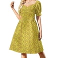 thumbnail image 1 of Vestido de camino de baldosas amarillas, vestido de fiesta, vestidos para graduación, vestido de cumpleaños para mujeres, vestidos de fiesta elegantes para mujeres, 1 of 7