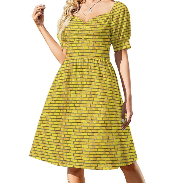 Vestido de camino de baldosas amarillas, vestido de fiesta, vestidos para graduación, vestido de cumpleaños para mujeres, vestidos de fiesta elegantes para mujeres
