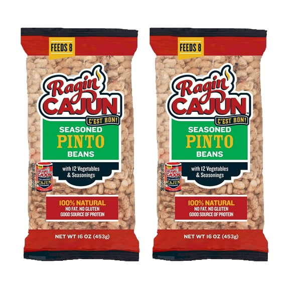 Ragin' Cajun Seasoned Pinto Beans (2 Pack)