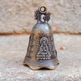 thumbnail image 1 of TQEHS China Mini Messing Kupfer Skulptur beten Buddha Feng Shui Glocke B8J1 30mm EE. UU., 1 of 5