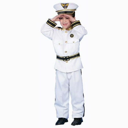 Deluxe Kid's Navy Admiral Costume