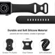 thumbnail image 2 of Paquete de 5 correas compatibles con Apple Watch de 38 mm, 40 mm, 41 mm, 42 mm, 44 mm y 45 mm, compatibles con iWatch Series 7, 6, 5, 4, 3, 2, 1 SE, para mujer y hombre, color piedra, negro y blanco., 2 of 5