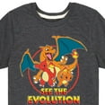 thumbnail image 3 of Pokémon - Charmander See The Evolution - Youth Short Sleeve Graphic T-Shirt, 3 of 5