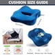 thumbnail image 3 of Cojín de asiento, cojín grueso de espuma viscoelástica para silla, para aliviar la presión, el dolor de coxis, la ciática y el dolor de espalda para silla de oficina, color azul, 3 of 5