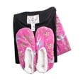 thumbnail image 2 of Goodnight Kiss Magic 3's Fleece Pajama Set with Slippers, Black/Deer, X-Large, 2 of 4