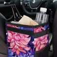 thumbnail image 6 of Petal flower Foldable Car Trash Can with Lid, Leak-proof Mini Garbage Bin, Hanging Storage Bag, 6 of 6