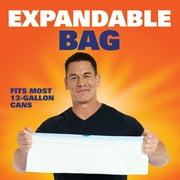 Hefty Ultra Strong 13 gallon Trash Bags, Tall Kitchen Trash Bags, White, Unscented, 80 Bags