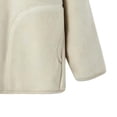 thumbnail image 5 of Unisex Kids Solid Color Fleece Coat, Long Sleeve Casual Outerwear With Side Pockets Loose Fashion Daily Jacket for Boys Girls All Season Wear Beige 3-4 Years, 5 of 5