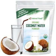 Z Natural Foods Organic Coconut Water Powder, Energy and Electrolyte, Sweet and Delicious, Perfect Pre or Post Workout Drink Mix, Vegan, Gluten-Free, Non-GMO, Kosher, 1 lb