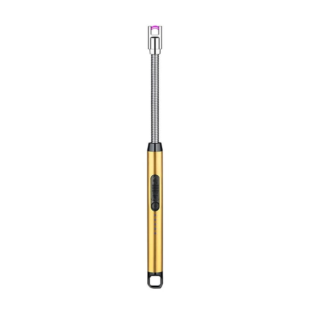 Encendedor eléctrico multifuncional Pulse encendedor a prueba de viento para velas de oro Hugtrwg Para estrenar