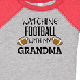 thumbnail image 4 of Inktastic Watching Football with My Grandma Boys or Girls Baby Bodysuit, 4 of 5