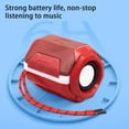 thumbnail image 3 of Liquidation Usloyux Haut-Parleur Compact Sans Fil Choix Populaire - Haut-Parleur Bluetooth Sans Fil Haut-Parleur Intelligent Mobile Haut-Parleur Portable de Sport de Plein Air, Rouge, 3 of 7